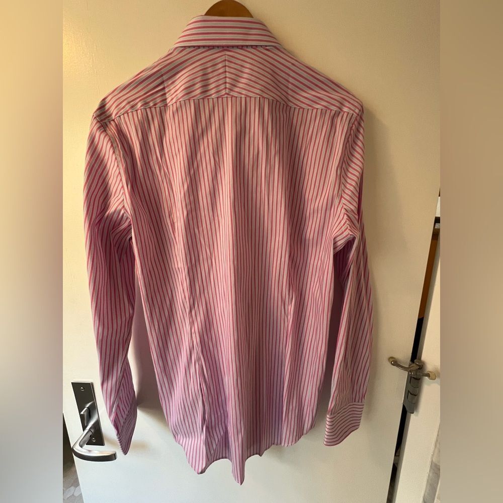 Psycho Bunny Men’s Striped Dress Shirt - Picture 7 of 8
